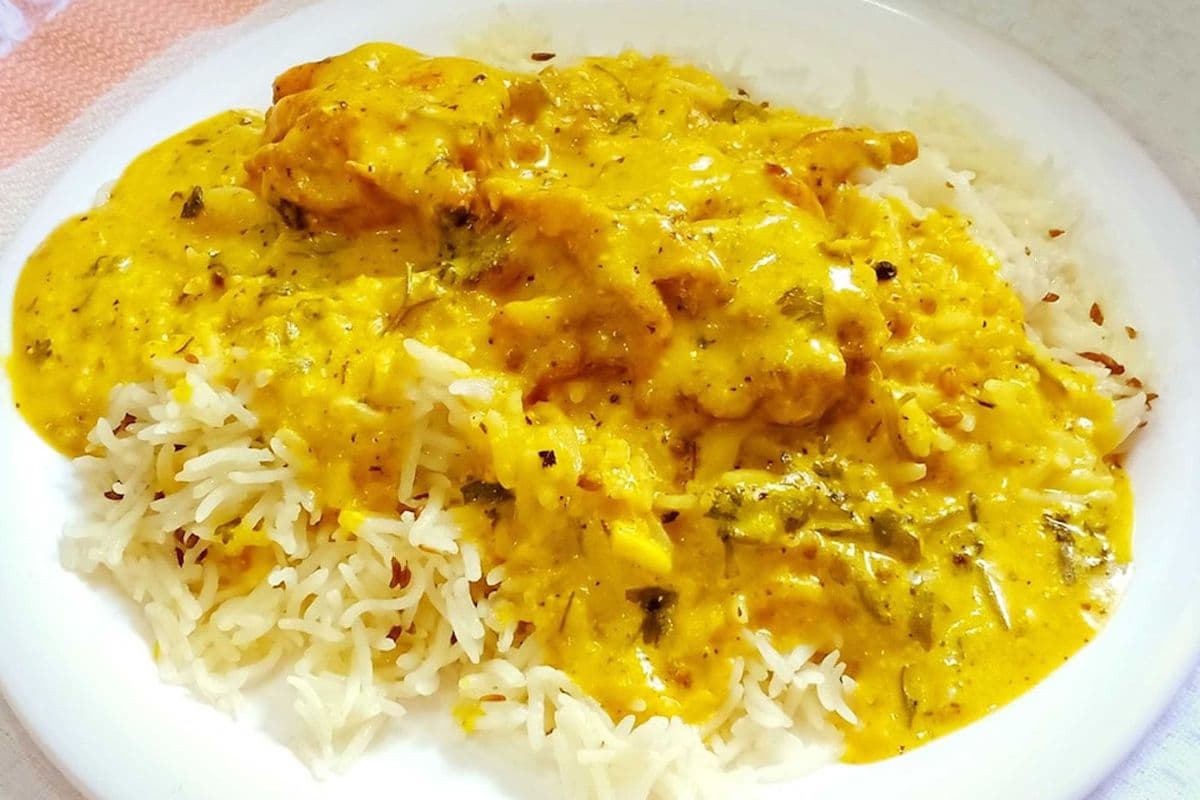 Kadhi RIce/Kadhi Chawal