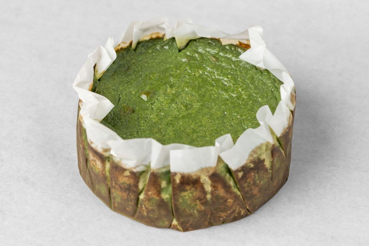 Matcha 4 inch Basque Cheese Cake