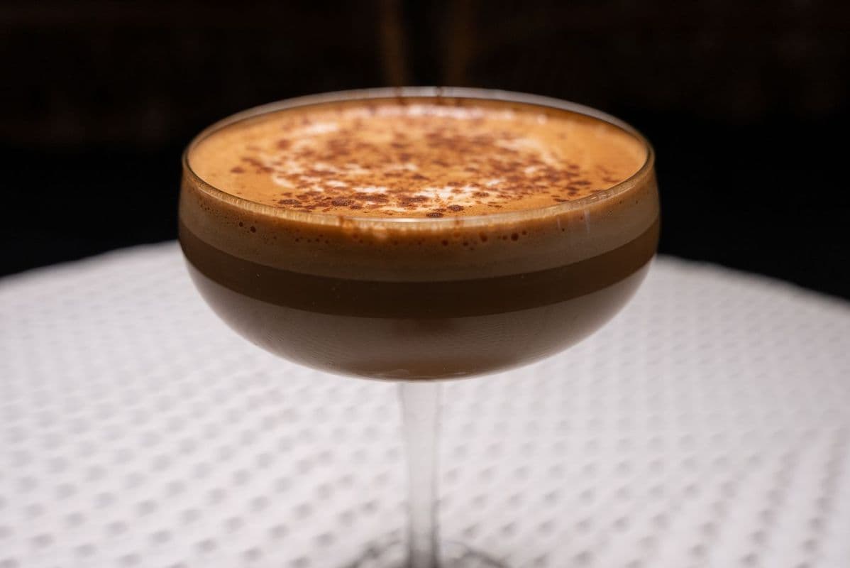 Cinnamon, hazelnut and vanilla latte