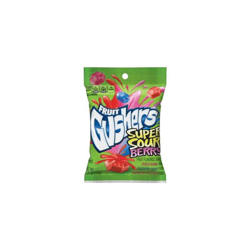 Super Sour Berry Fruit Gushers - USA (4.25 oz)