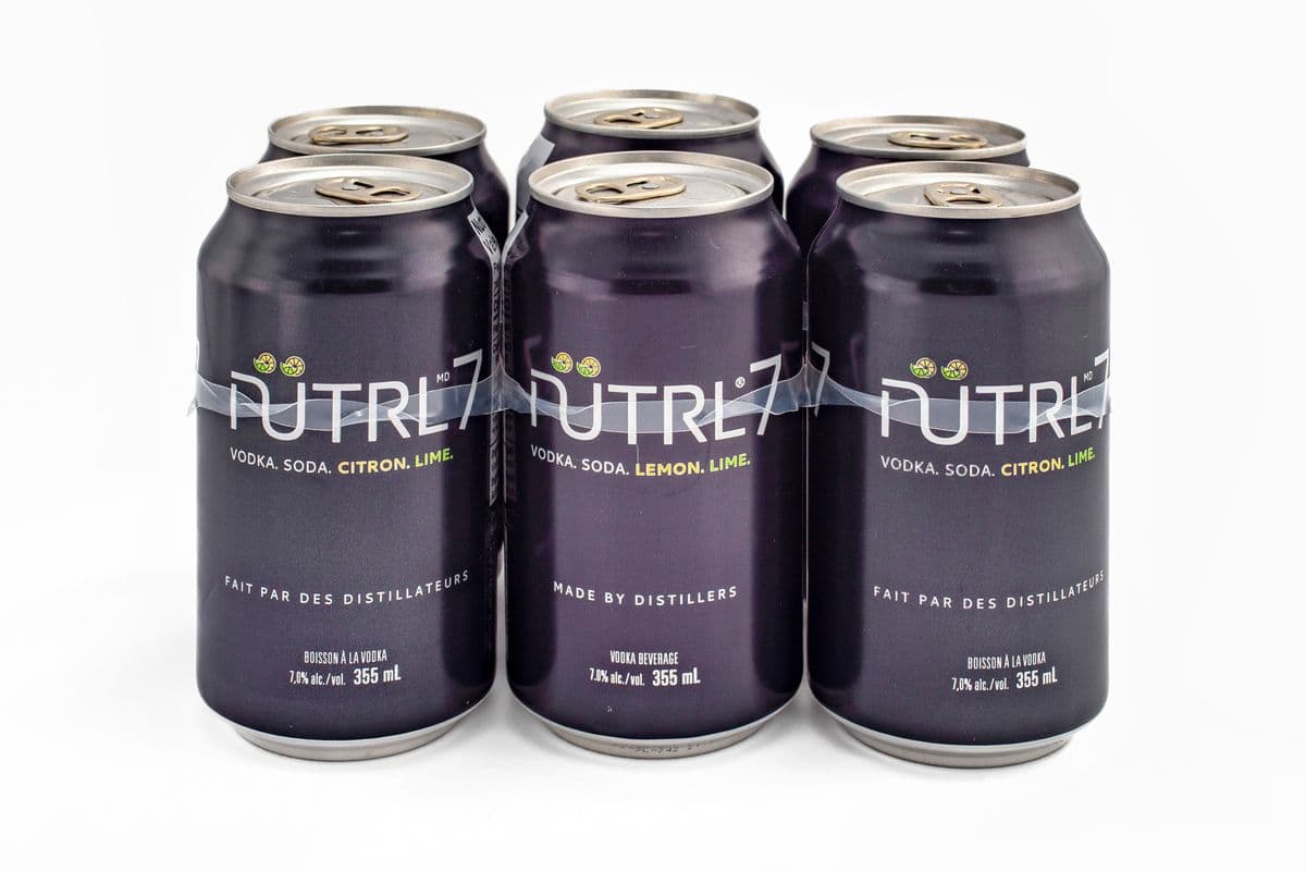 Nutrl Vodka 7% Lemon Lime (6 x 355ml Cans)