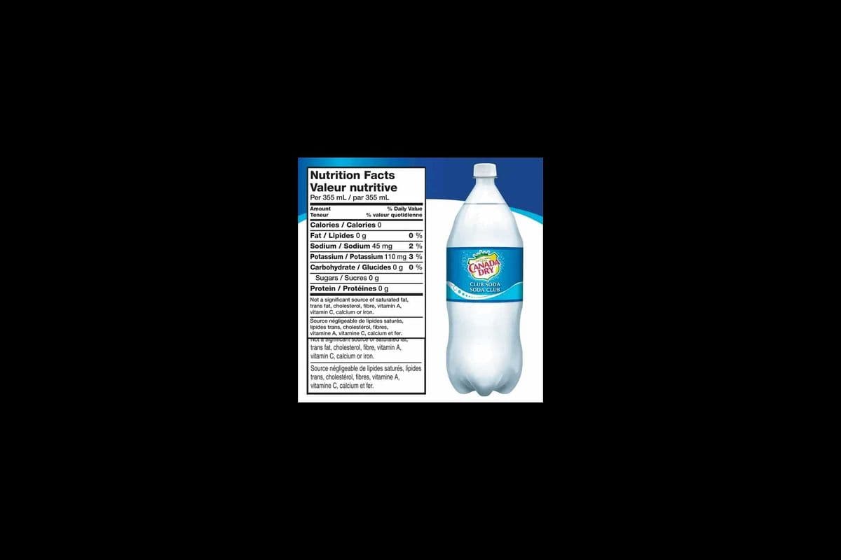 Canada Dry Club Soda (2 L) (2LTR)