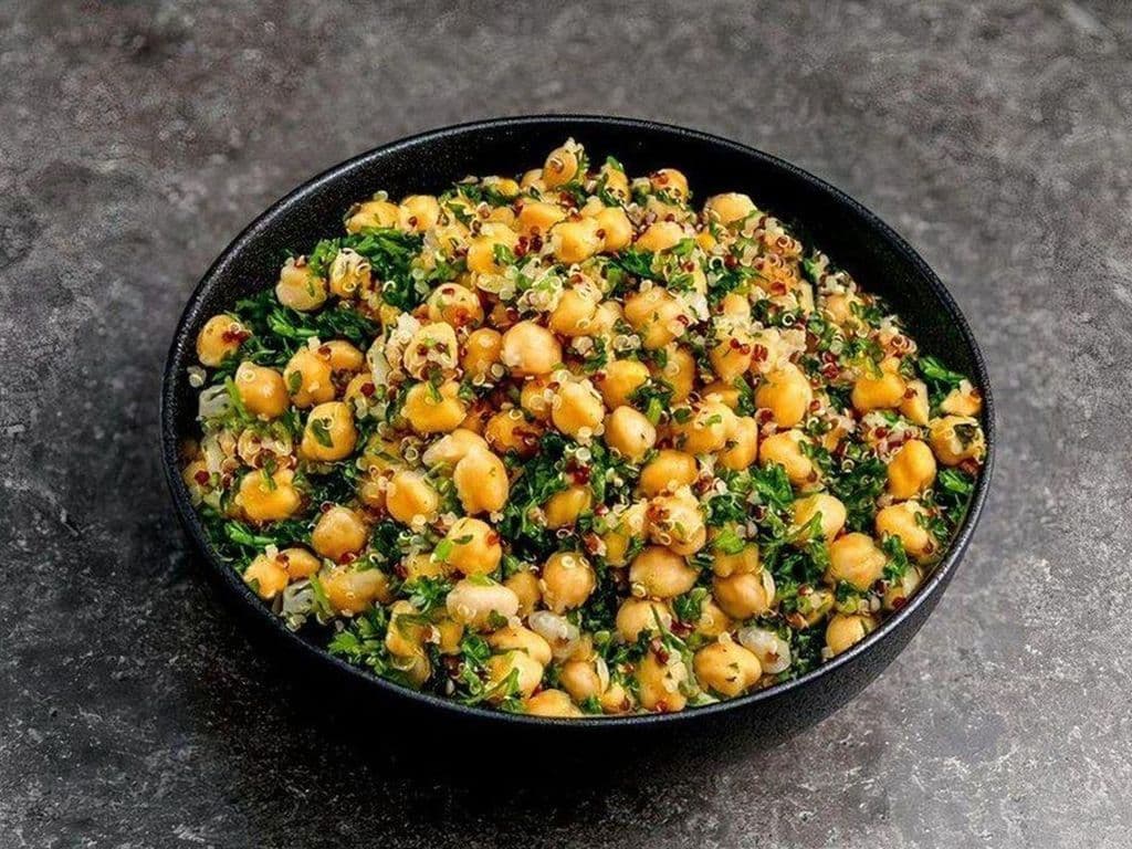Quinoa Chickpea Salad