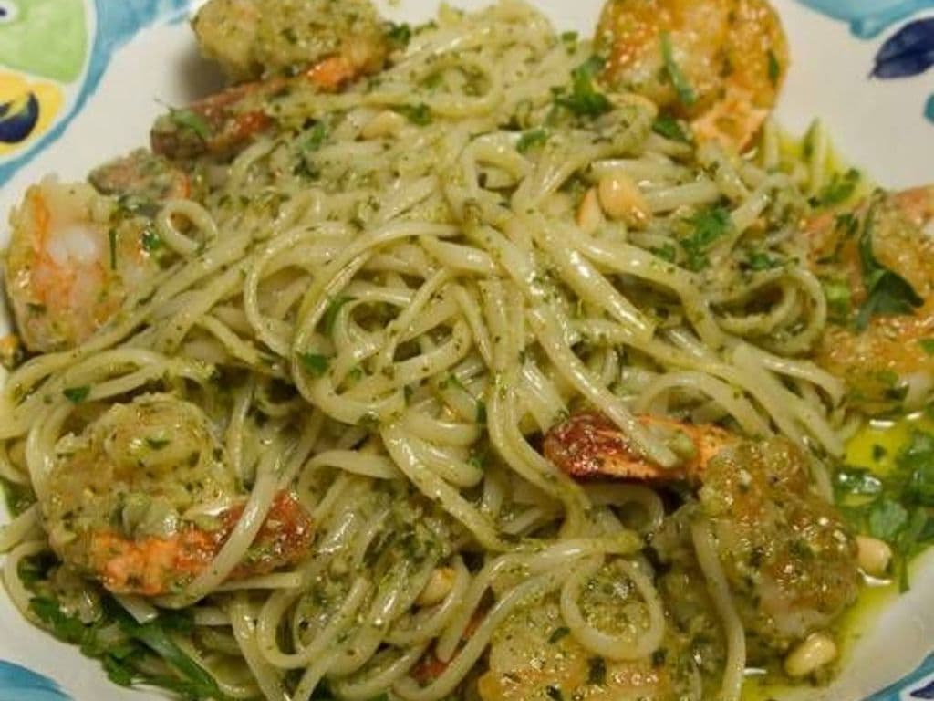 Shrimp Al Pesto