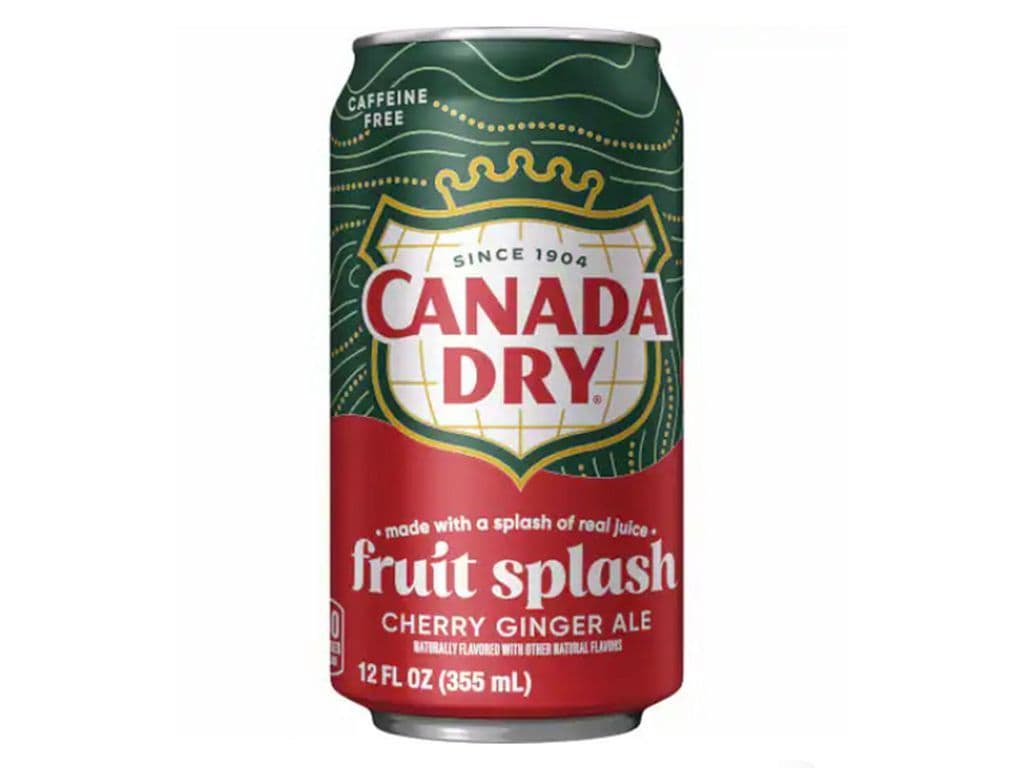 Canada Dry Fruit Splash Cherry Gingerale 355ml Soda