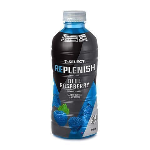 7-Select Replenish Blue Raspberry 828ml