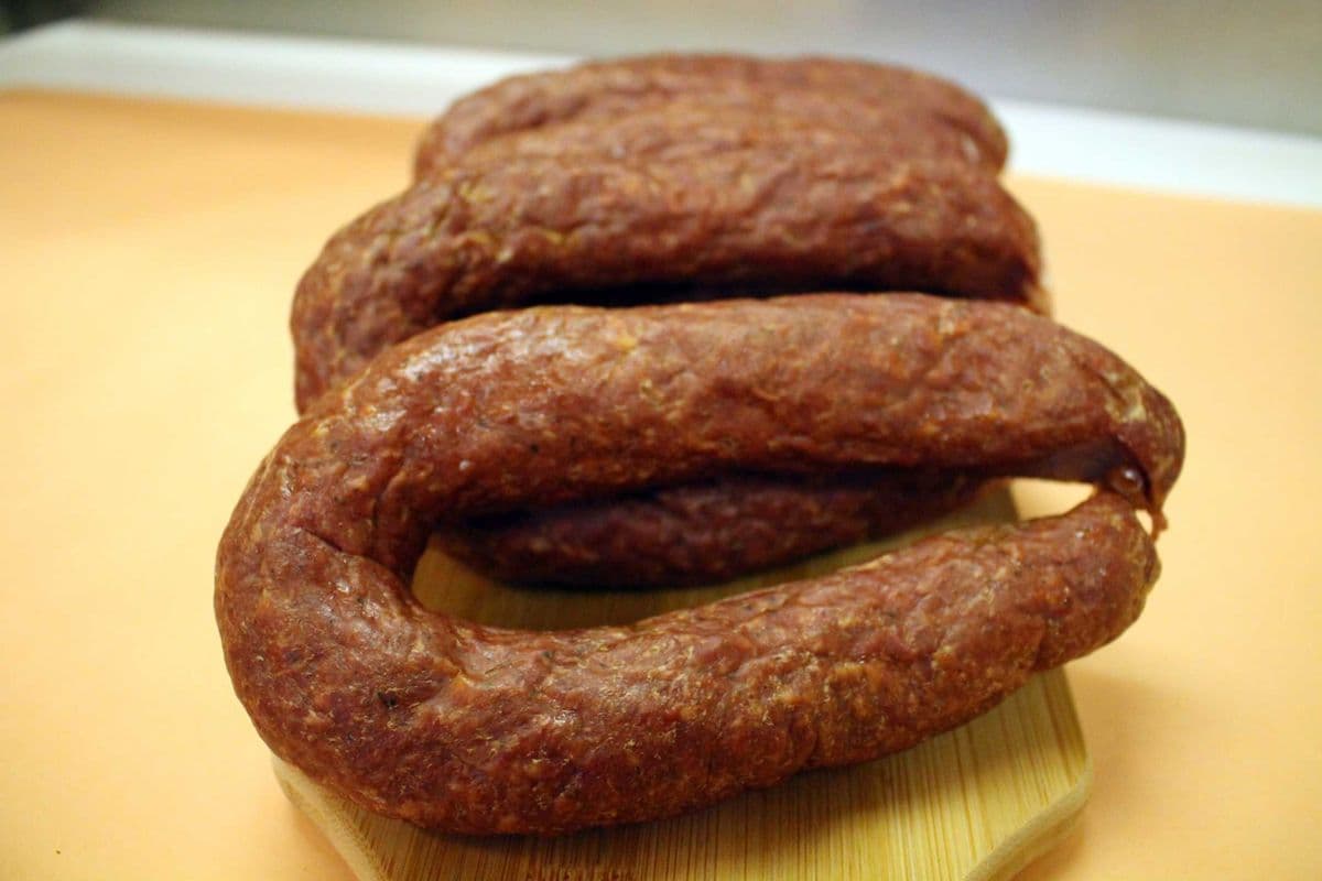 Fine Beef Garlic Sausage Ring (1 Ring)