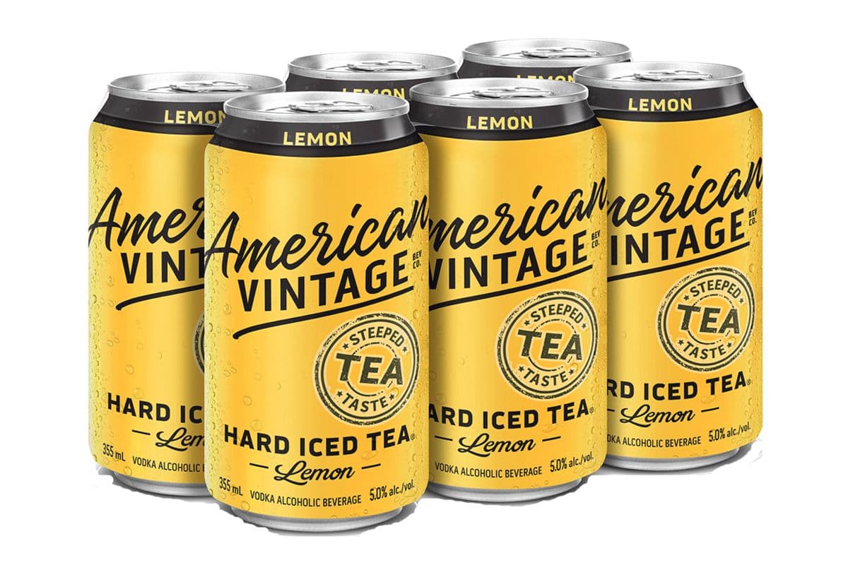 American Vintage Lemon Tea (6 Cans)