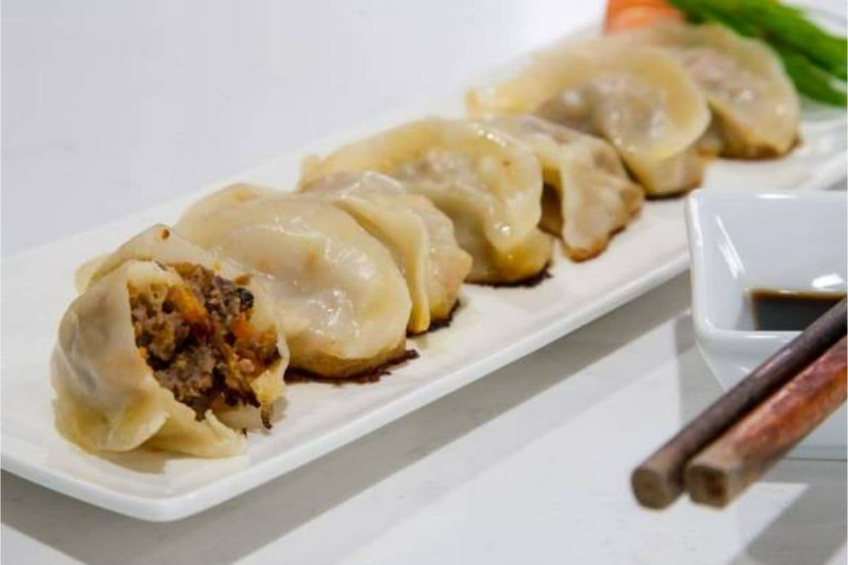 Pan Fried Beef Dumplings 2 / 煎京葱牛肉饺子 2