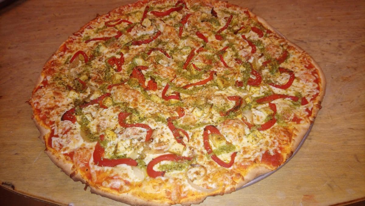 Curry Chicken Pizza