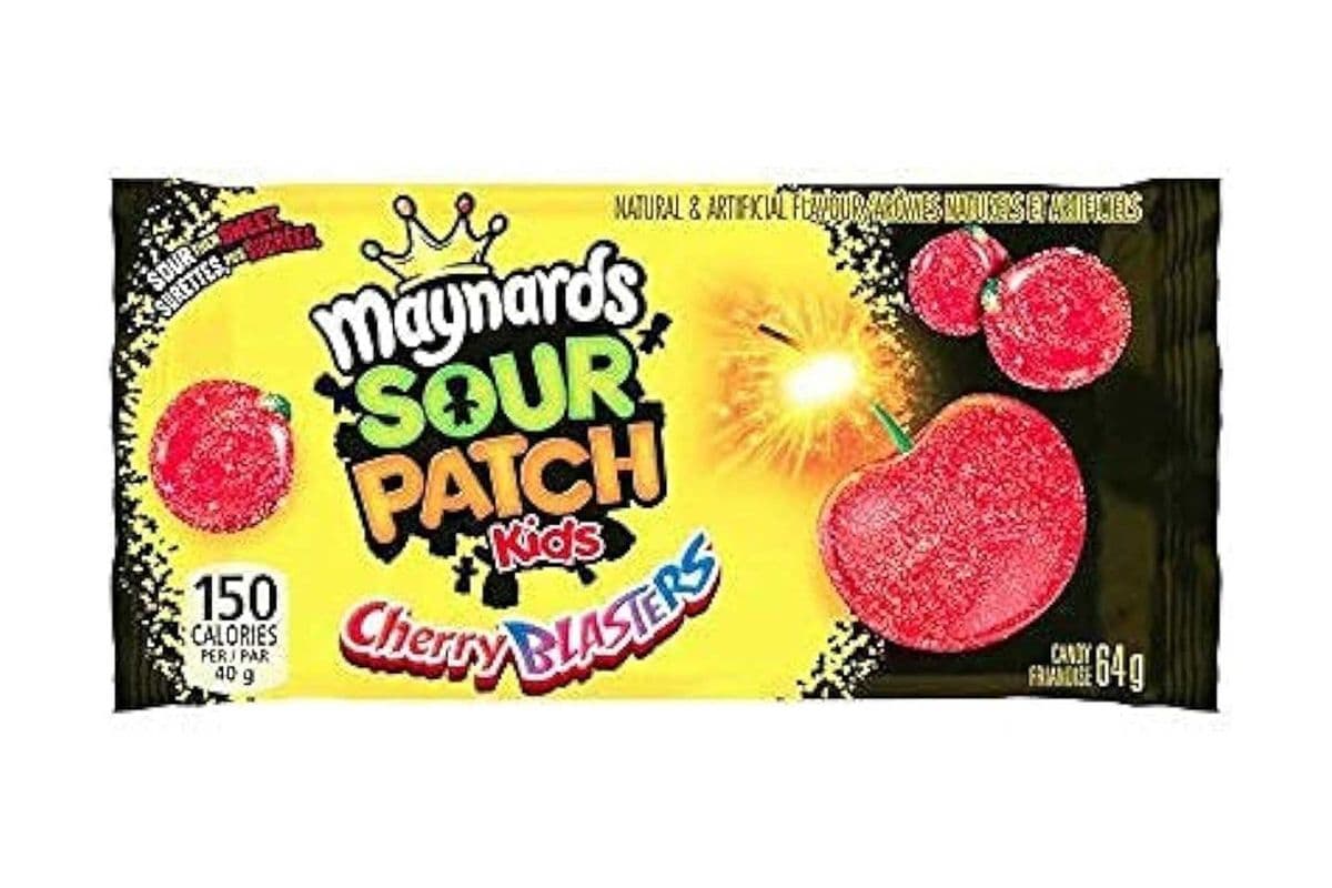Maynards Sour Patch Cherry Blasters (64 Grams)