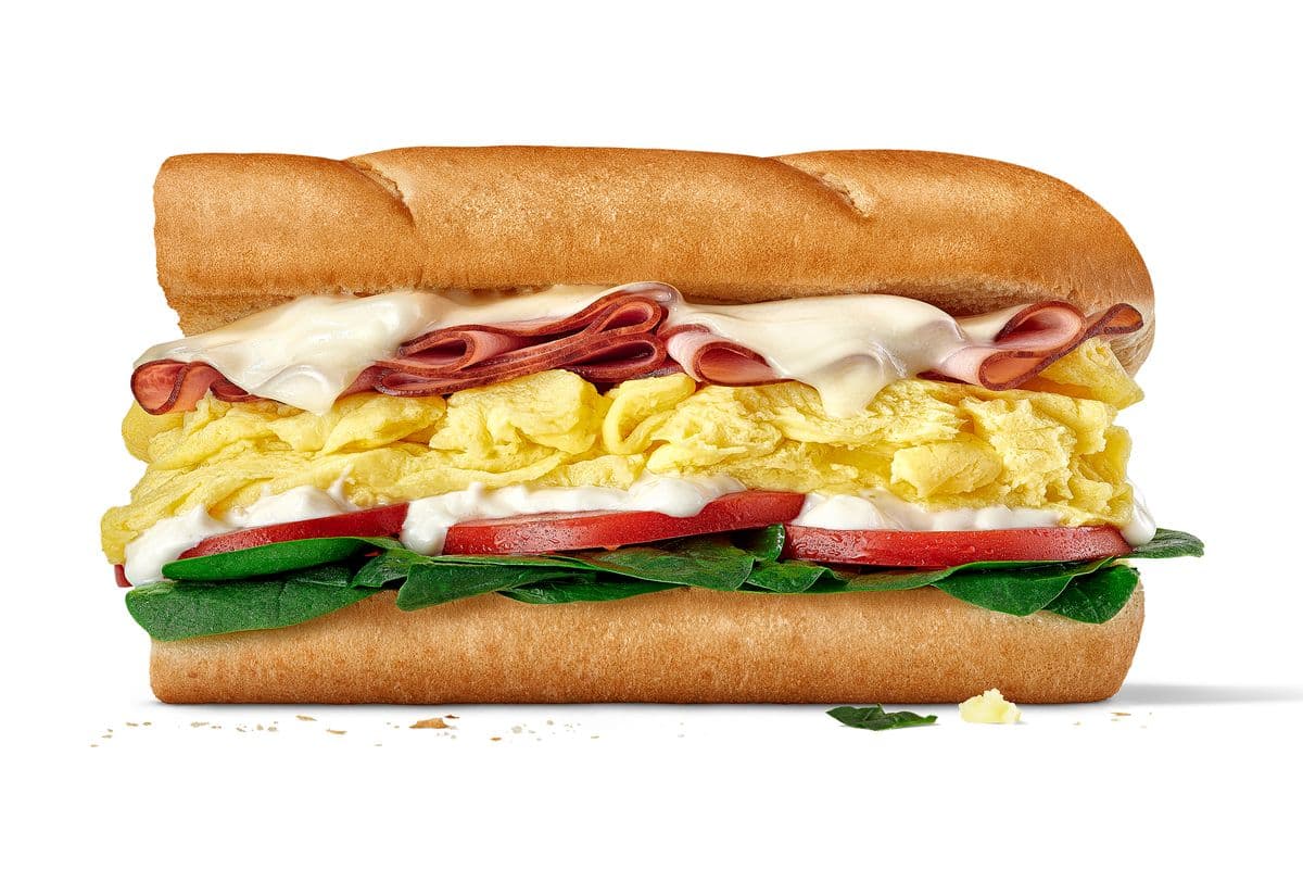 6'' Egg & Ham Sub (480 Cals)
