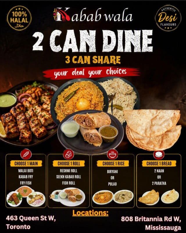 2 Can Dine (3 Can Share) NEW
