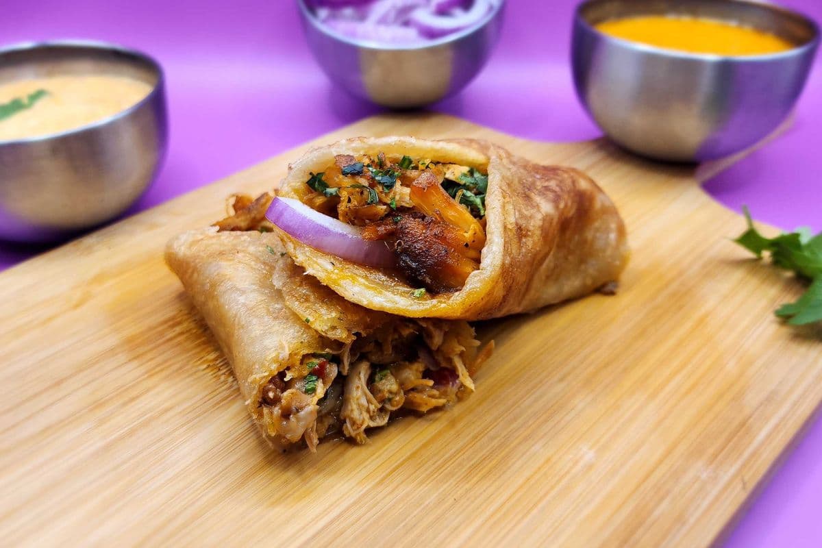 Spicy Buttery Chicken Wrap