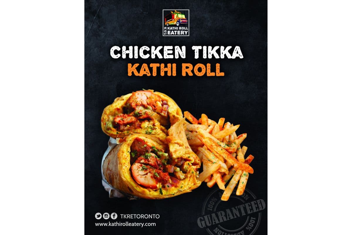 Chicken Tikka Non Vegetarian Kathi Roll