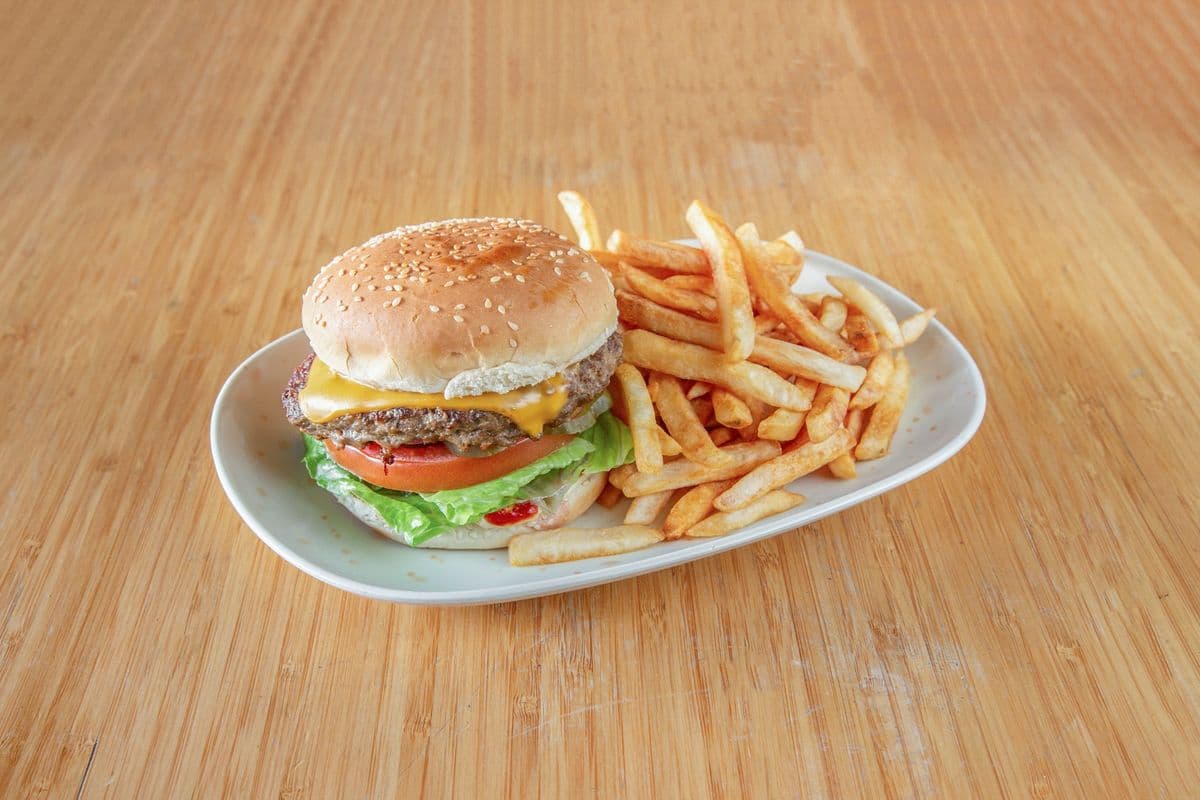 61. Pour Boy Burger w/ fries
