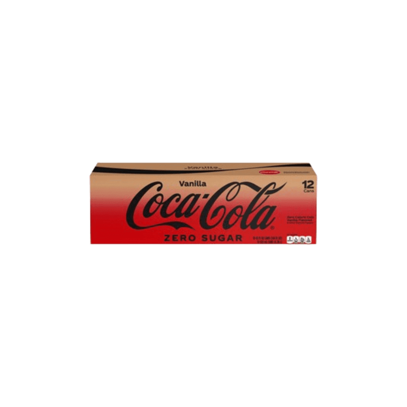 Vanilla Zero Coca Cola 12 Pack - USA