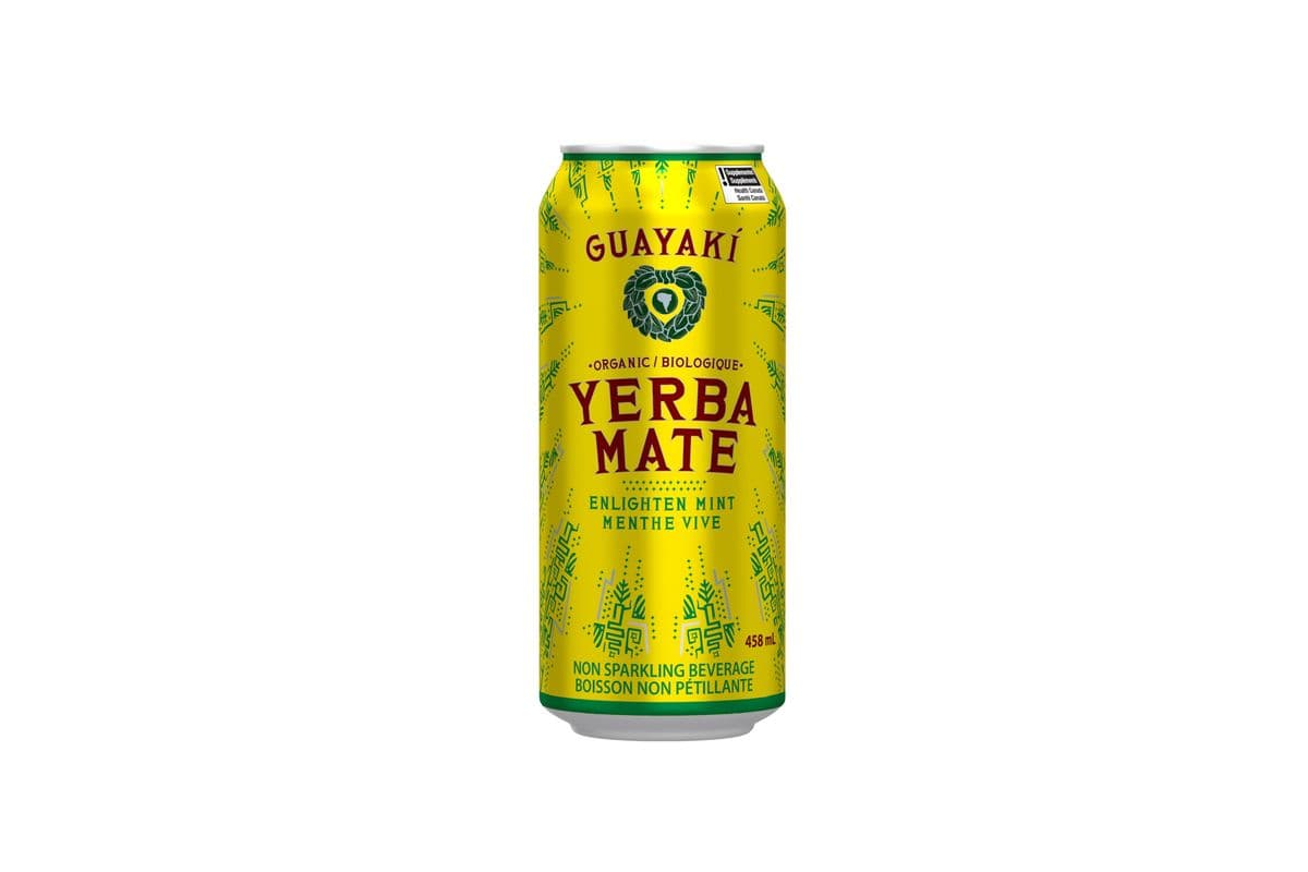 Guayaki Yerba Mate Menthe vive / Enlighten Mint (458 ml)