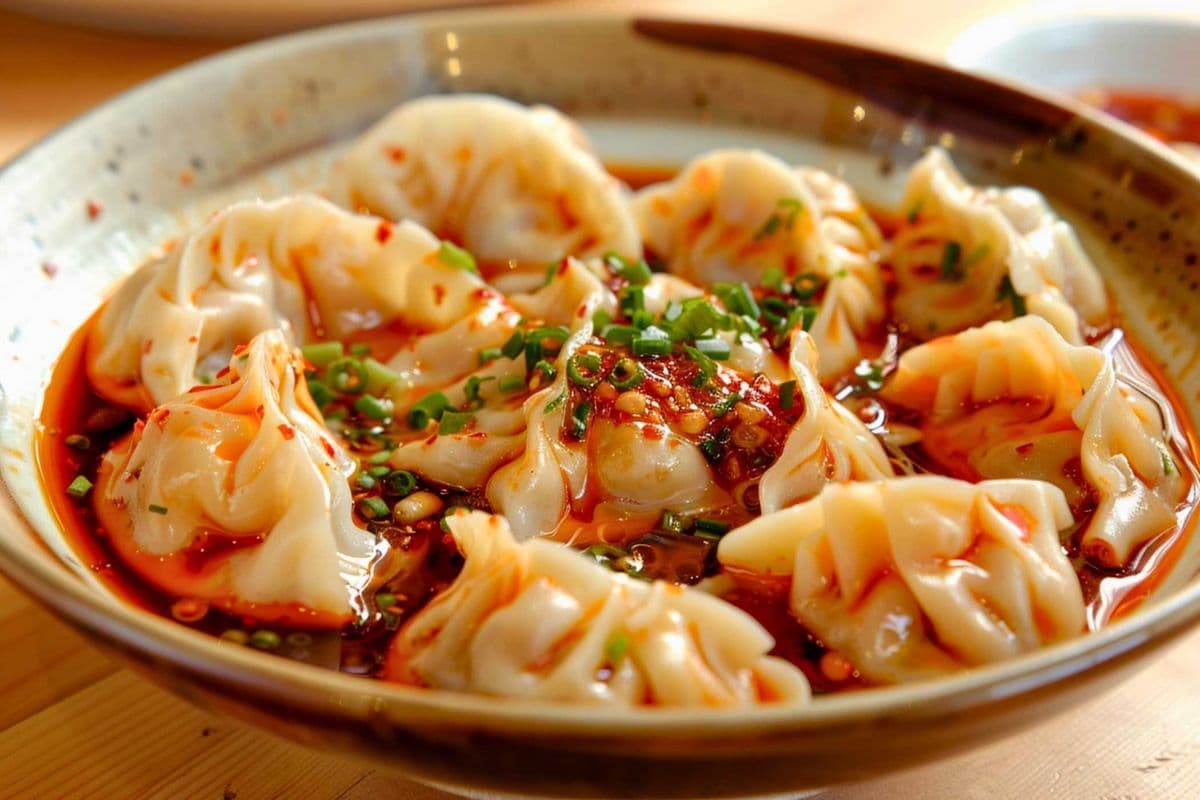 Red Oil Dumplings