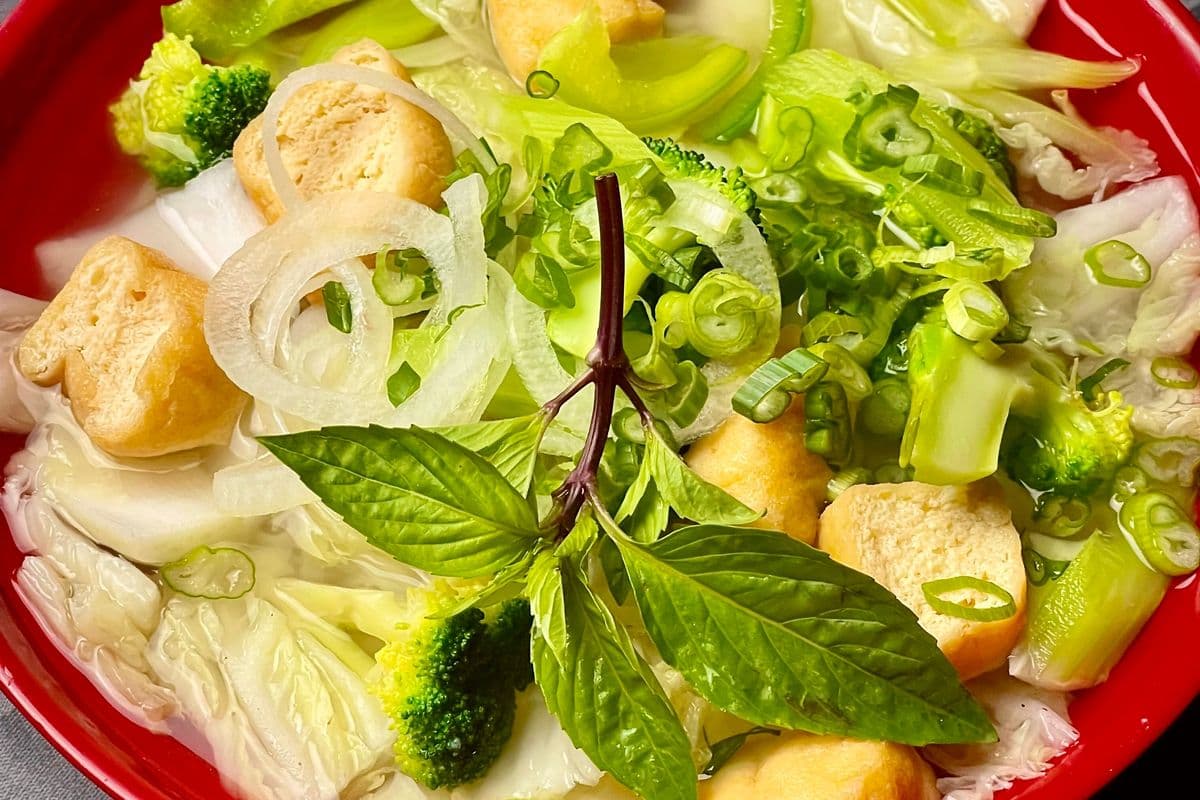 1310. Vegetable Noodle Soup Combo