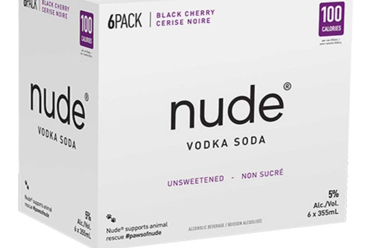 Nude Vodka Black Cherry (6 Cans) (6 x 355 ML) (6 x 6*355ML )