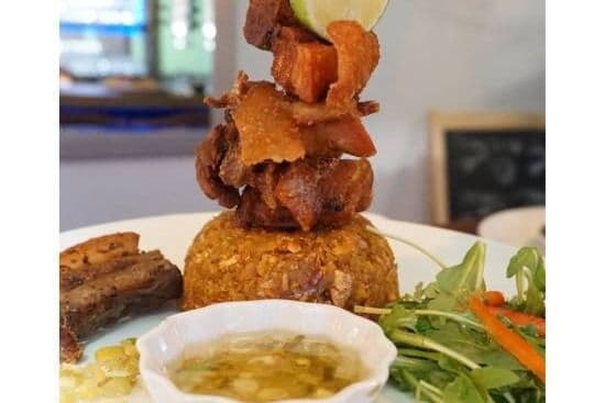 Mofongo de Chicharron/ Mofongo au Porc Frit