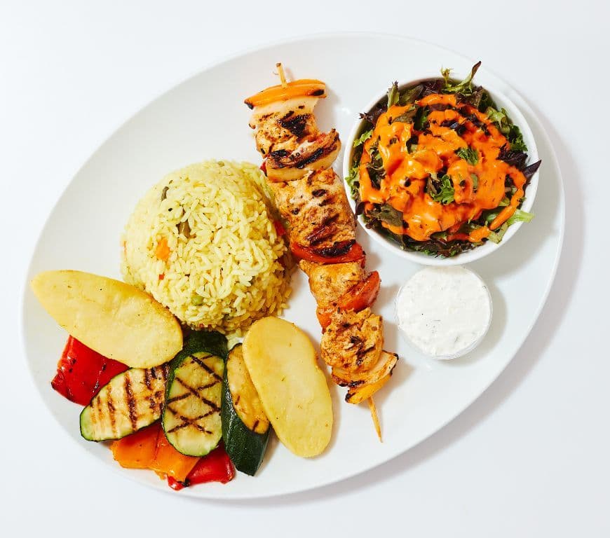 Brochette de Poulet Plate (1 Brochette)