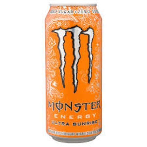 Monster Boisson Énergisante Sunrise Ultra 473ml/ Monster Energy Drink Ultra Sunrise 473ml