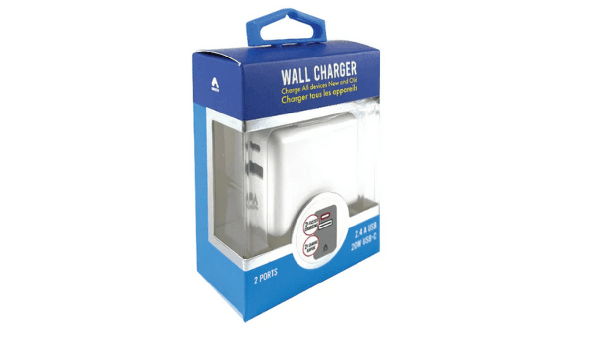 Amaze chargeur mural PD double port - USB-A et USB-C / Amaze Dual Port PD Wall Charger - USB-A & USB-C