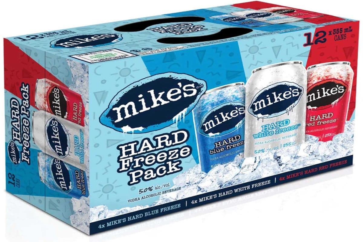 MIKES HARD FREEZE PACK 12 CANS (12 x 355 ML)