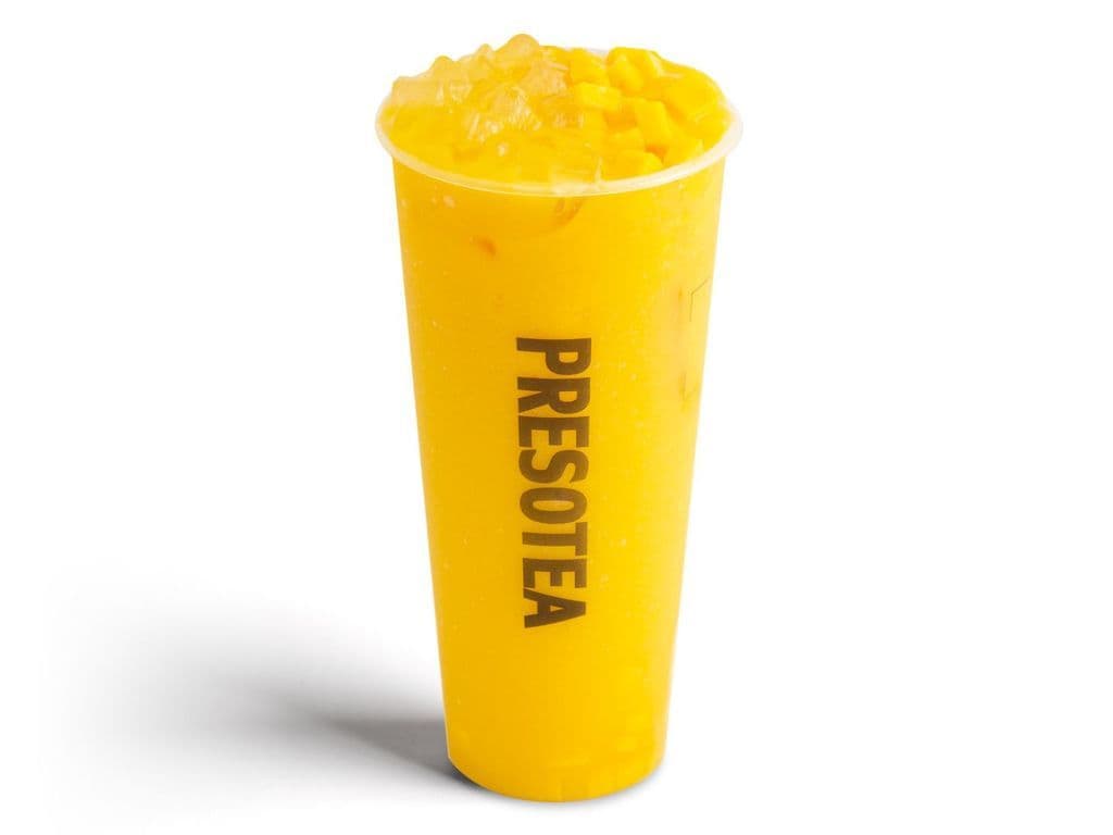 Frappé glacé mangue fraîche et aloès / Fresh Mango Slush with Aloe Vera