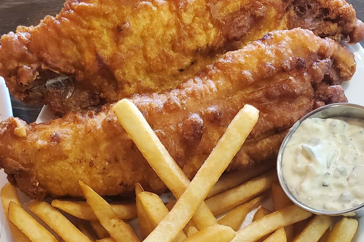 Battered Fish and Chips