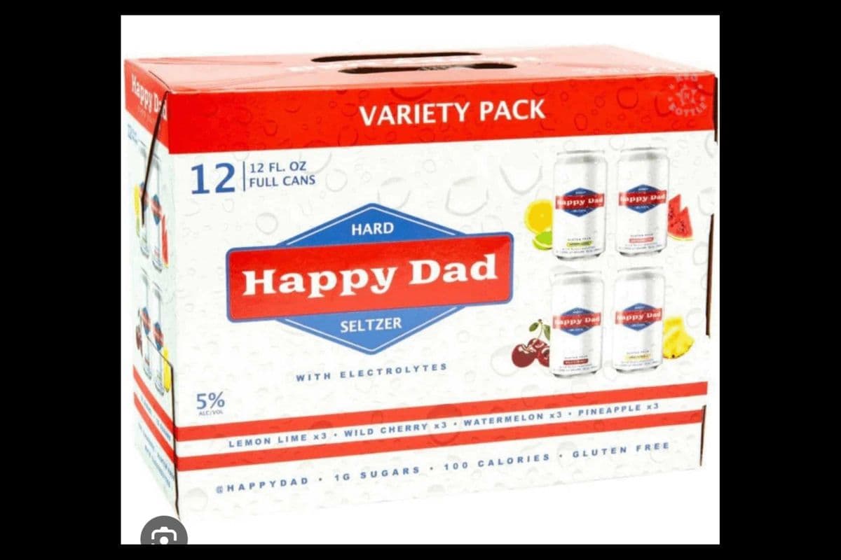 HAPPY DAD HARD SELTZER VARIETY PACK (12 x 355ML)