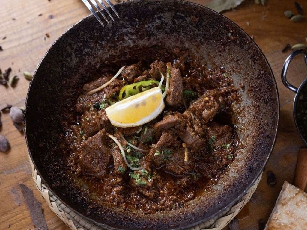 Namak Mandi Goat Karahi- Half