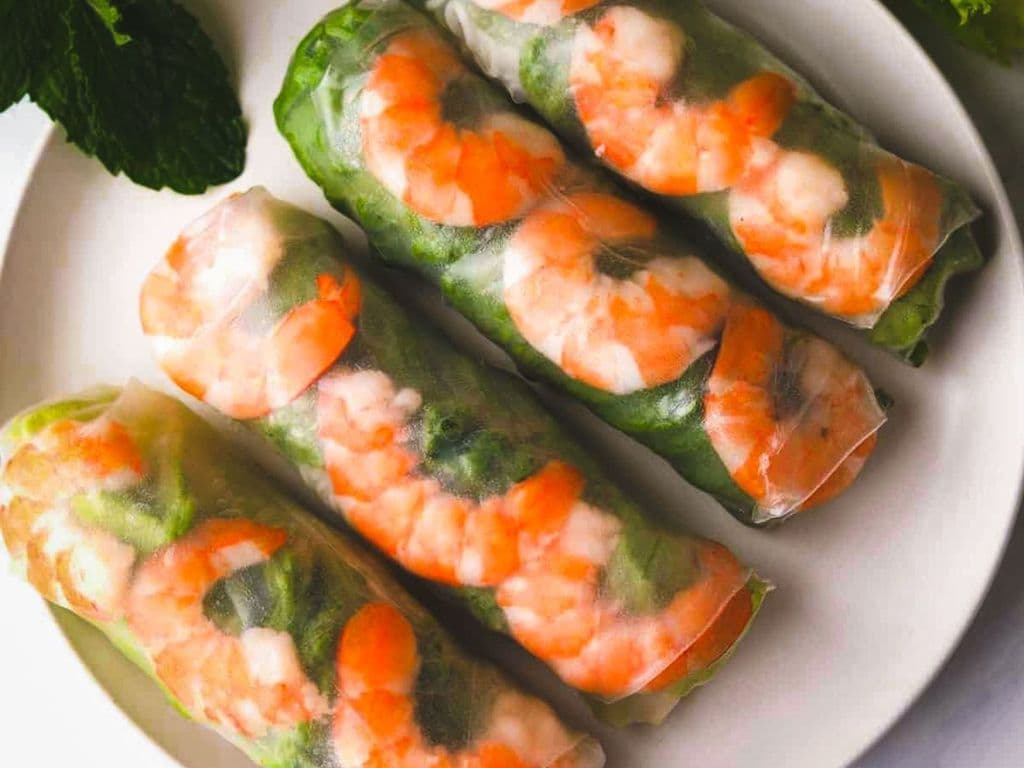 3. Fresh Salad Rolls