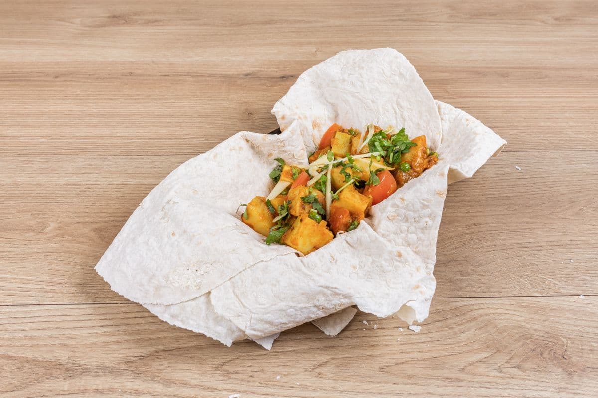 Potato Curry Roti