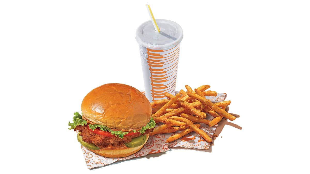 Spicy Blackened Chicken Sandwich Deluxe Combo