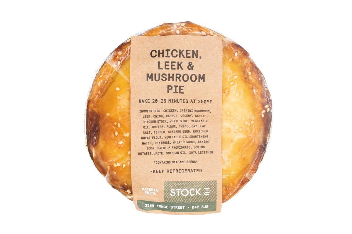Chicken Leek & Mushroom Pie - Small (400g)