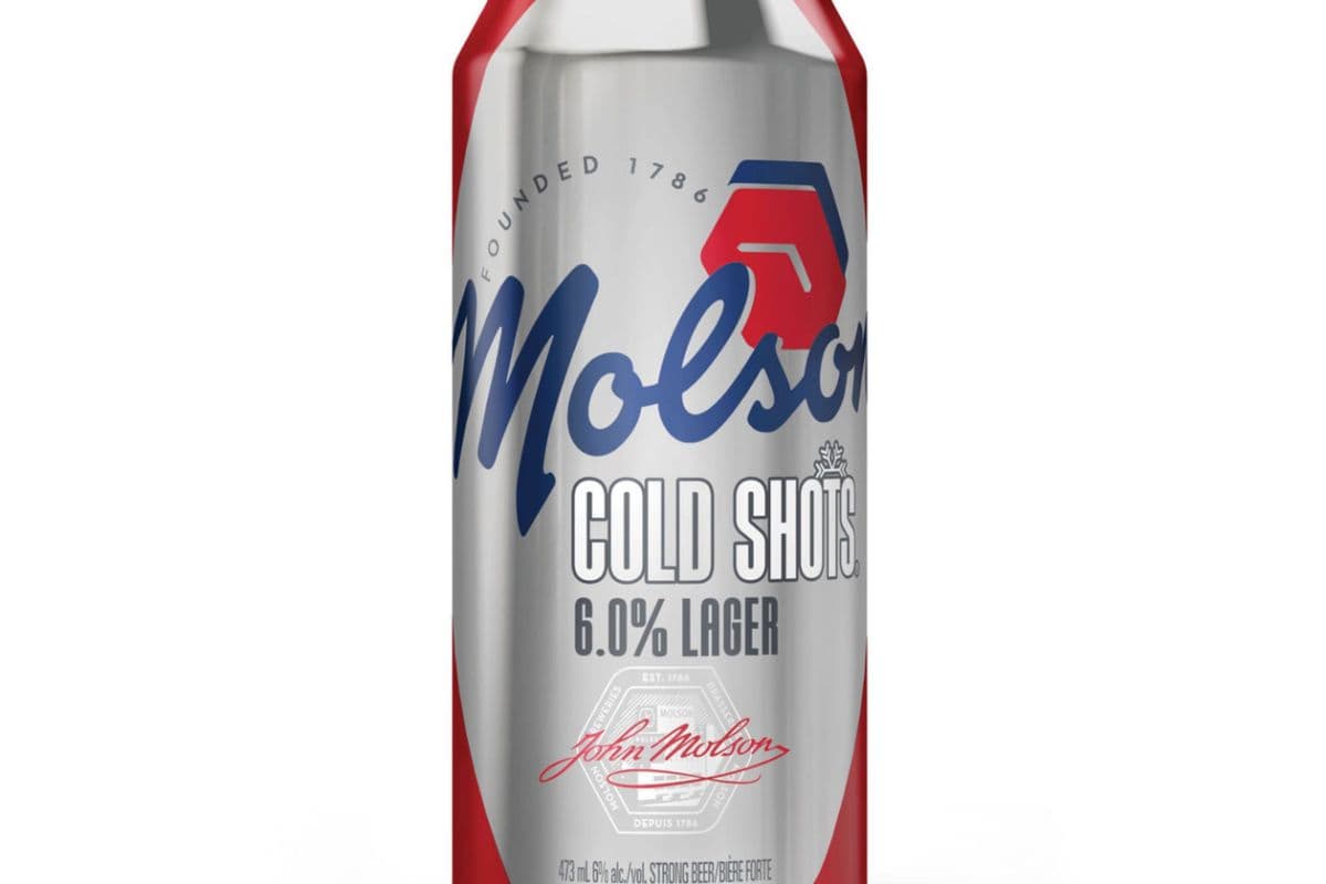 Molson cold shots lager beer 473 ml (1 x 473 ml)