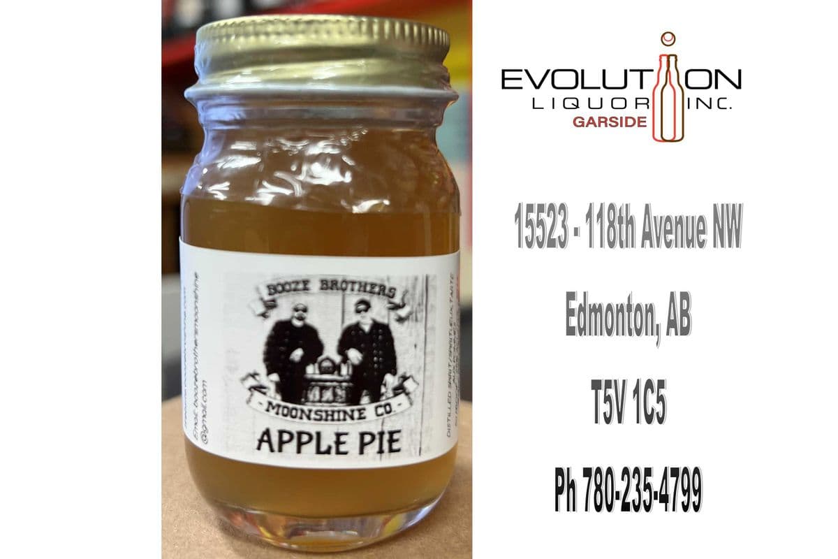 Booze Brothers Moonshine Apple Pie (1 x 50ml Glass Mason Jar)