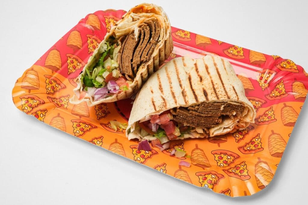 🐄 Beef Donair Pita Wrap