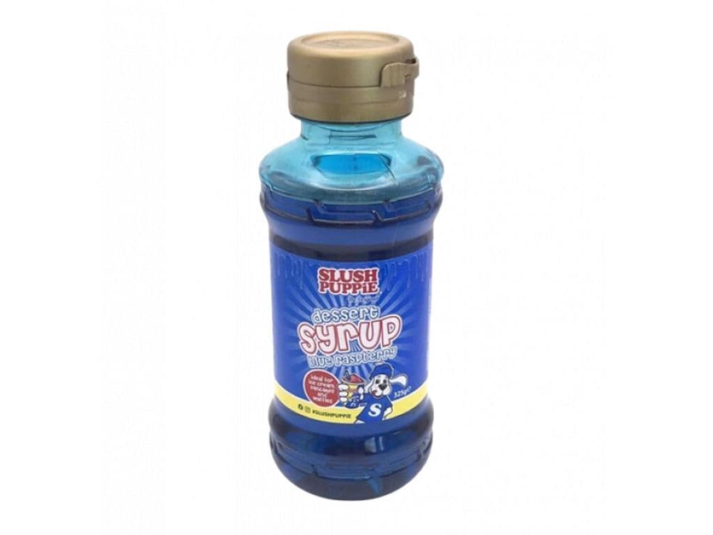 Slush Puppie Dessert Syrup Blue Raspberry UK Slime Candy Bottle 325ml