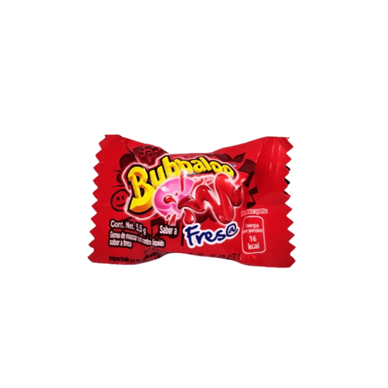 Strawberry Bubbaloo Liquid Filled Bubblegum - Mexico (5.5g)