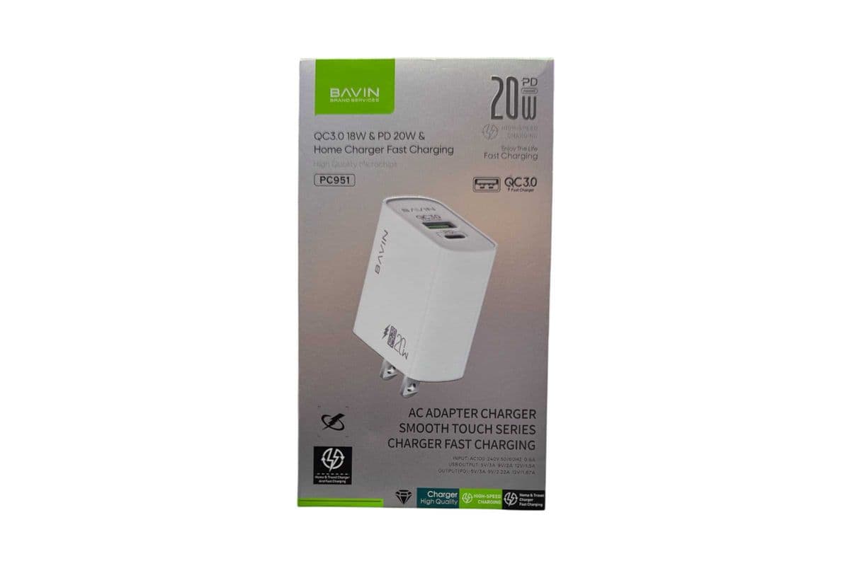 Bavin Dual Port Adapter 20W