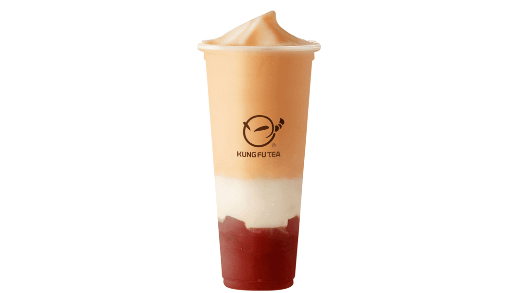 Grapefruit Yakult Slush w Tea Jelly