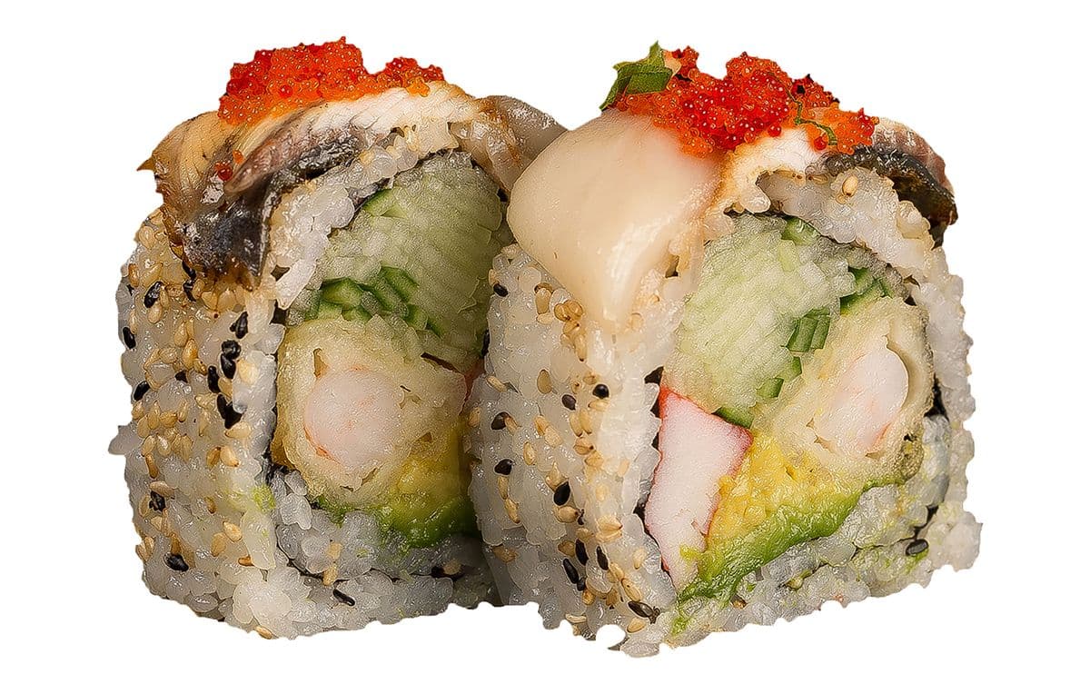 Black and White Dragon Maki (5 pcs)