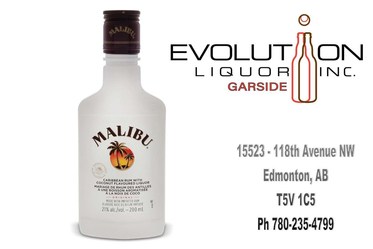 Malibu Caribbean Rum with Coconut 0200P (1 x 200ml Plastic Bottle)