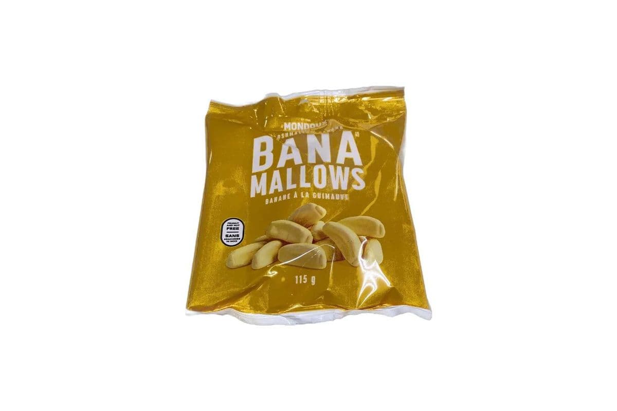 Mondoux banana mallows (115 g)