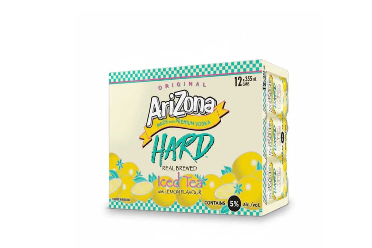 Arizona Hard Lemon Iced Tea 12 Pack (12 x 355 ml)