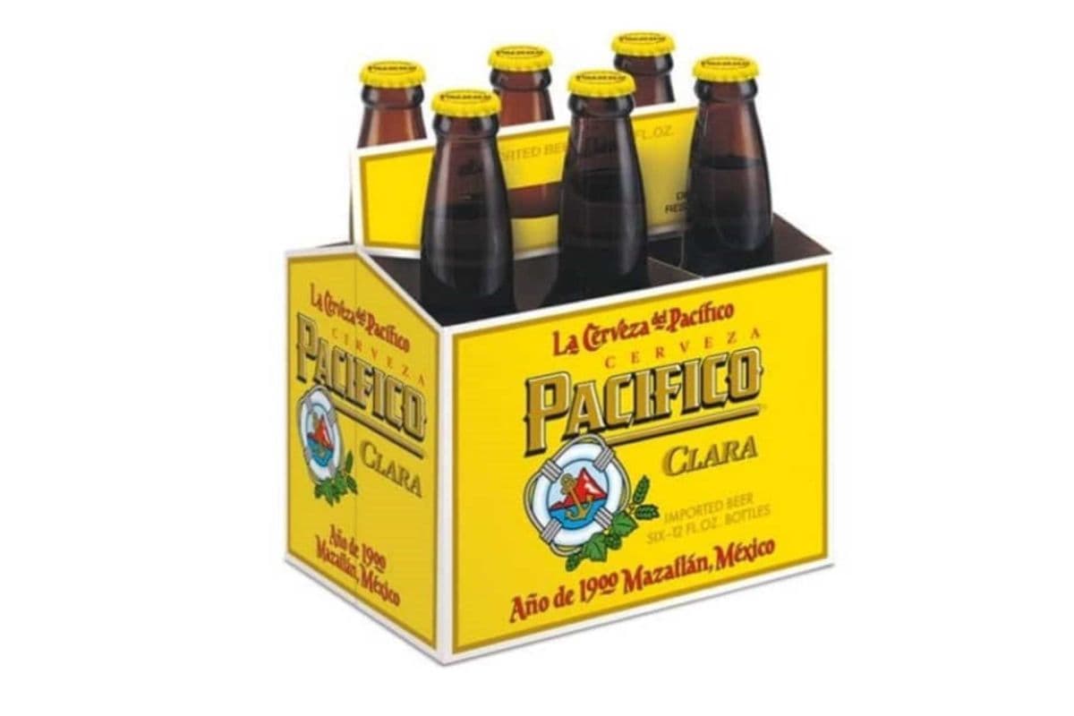 CERVEZA PACIFICO CLARA 6 BOTTLES (355ML) (1 x 355ML)
